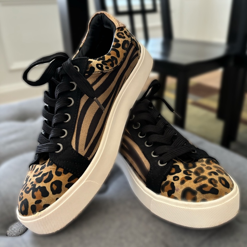 Animal Print Fashion Sneakers